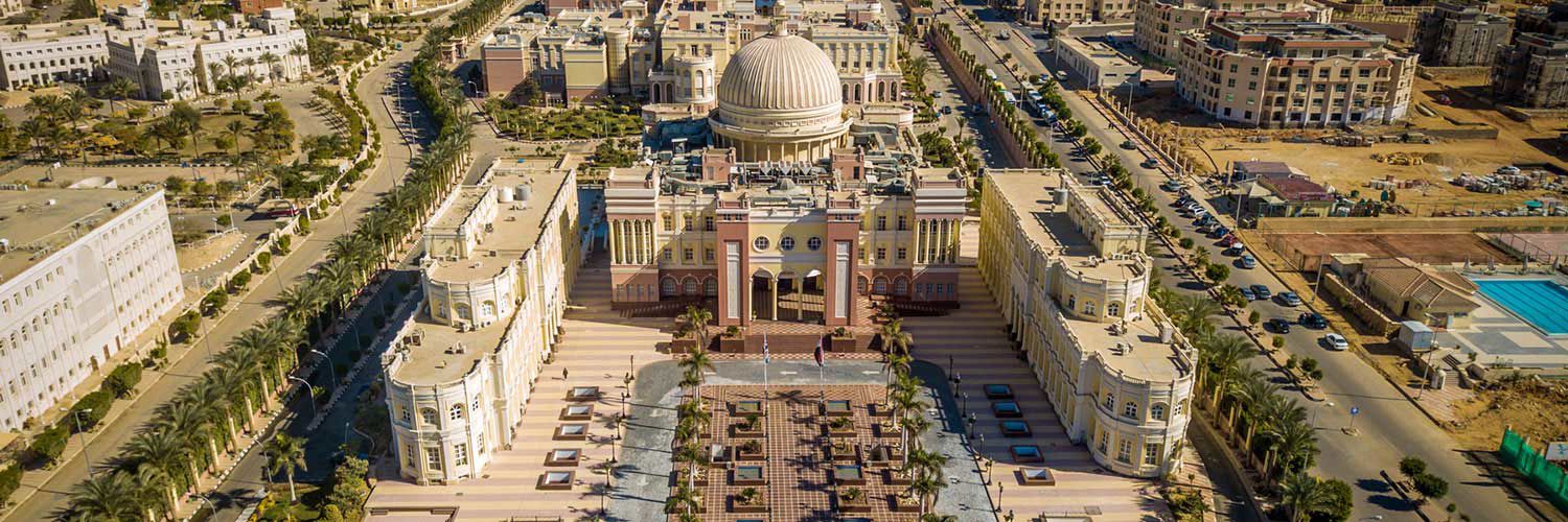 Aerial view of the British University of Egypt