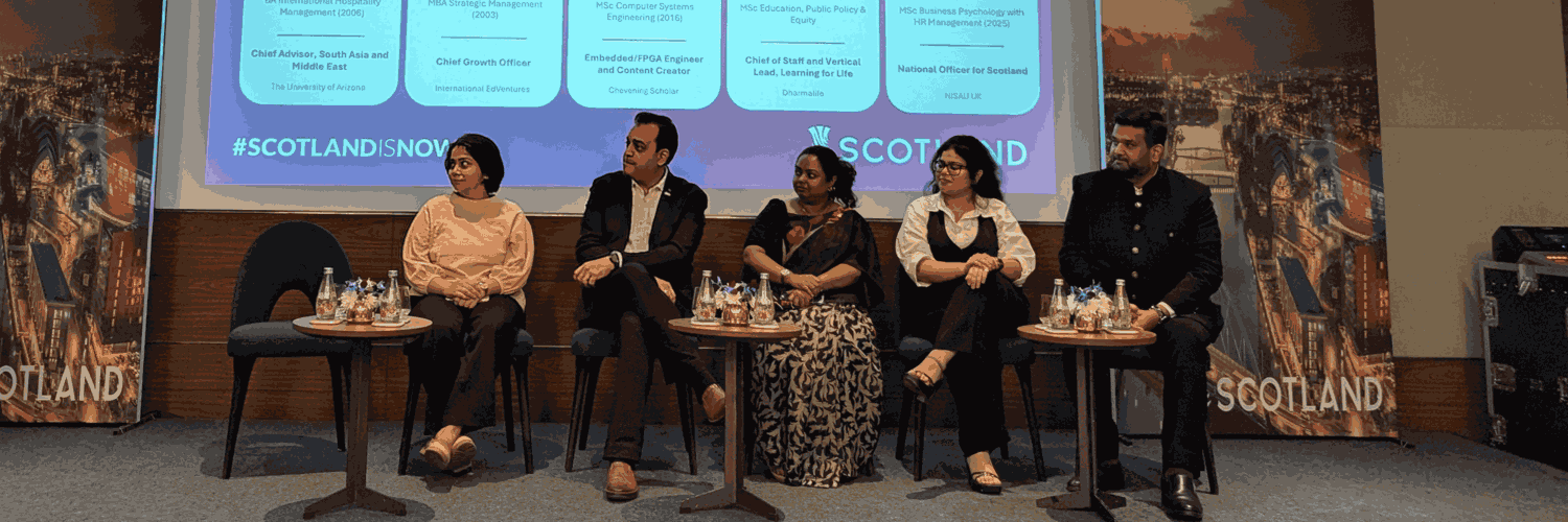Salil Gupta shared his experience of studying in Scotland at a high-profile event in Mumbai during the First Minister of Scotland’s visit to India