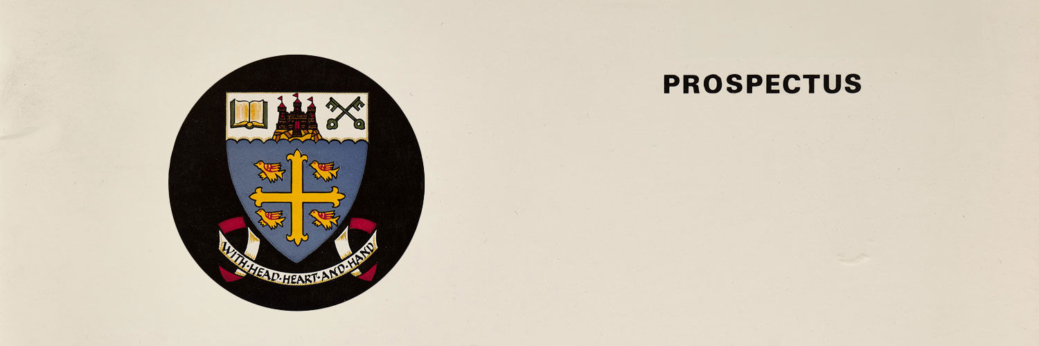 This prospectus, dating from 1972, is the first in which the title Queen Margaret College is used.