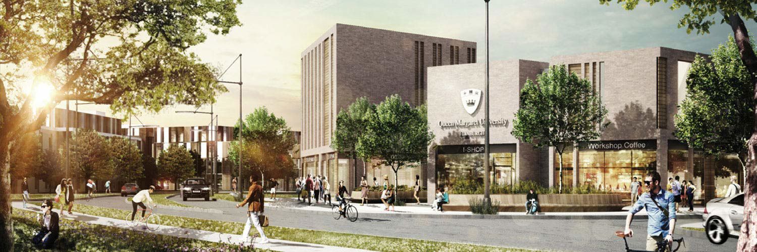 An illustration of the proposed Innovation Park expansion of QMU campus, Edinburgh