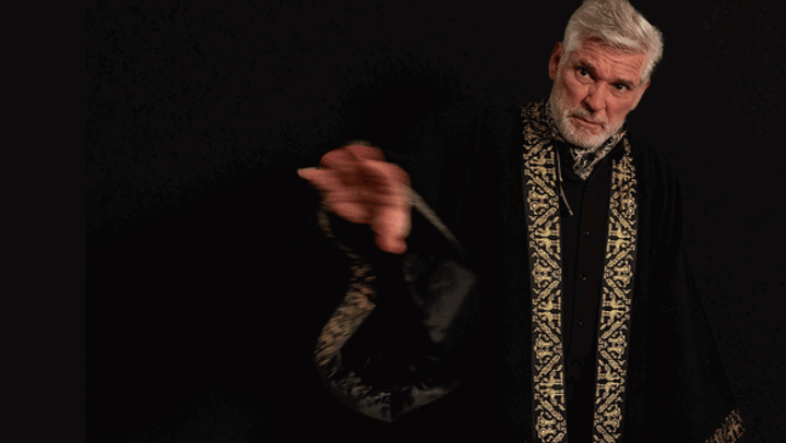 A promotional image of actor Paul Shearman