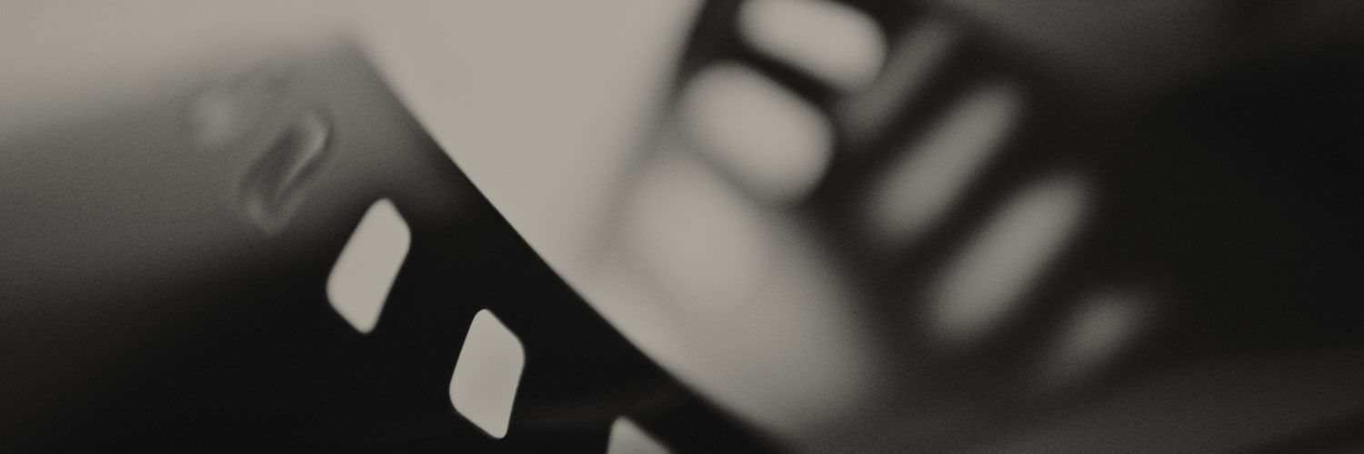 A close up of a film reel