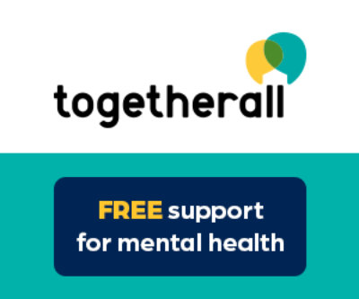 togetherall logo - free support for mental health