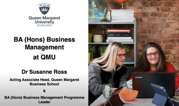 A slide from a Business  Management presentation