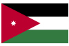 The flag of Jordan