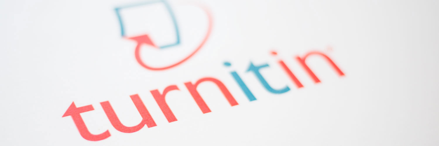 blurred turnitin logo