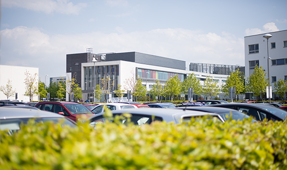 Queen Margaret University Campus as seen from the car park