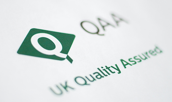 QAA Uk Quality Assured logo 
