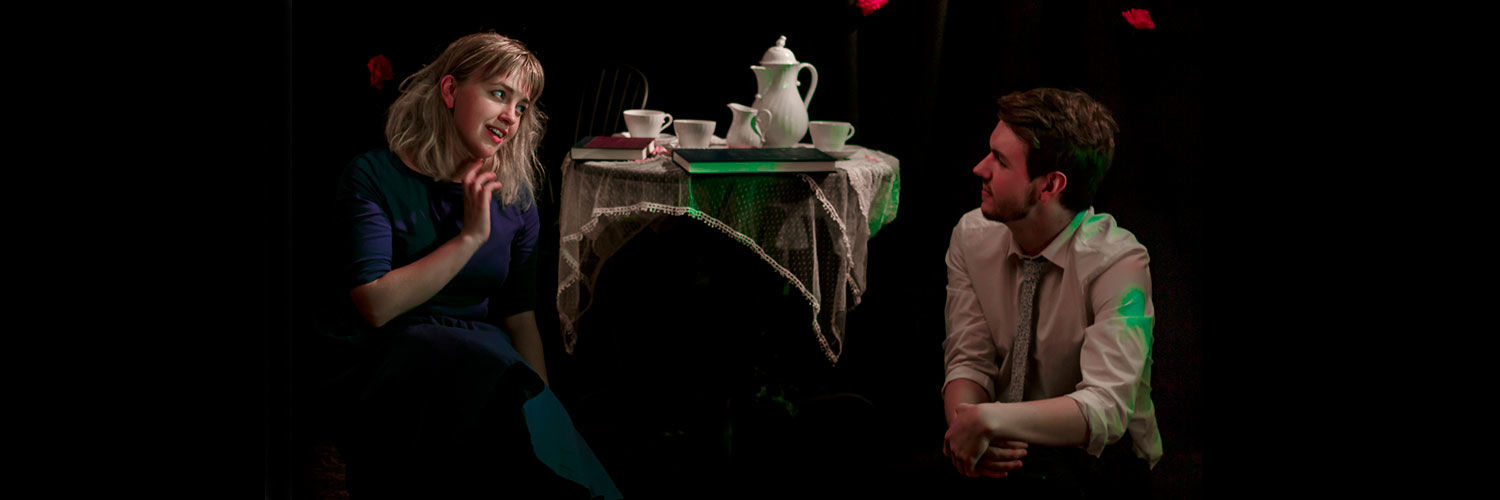 Actors on stage at Queen Margaret University, Edinburgh