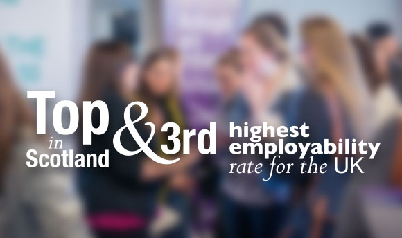 QMU is top in Scotland and 3rd in the UK for employability rate