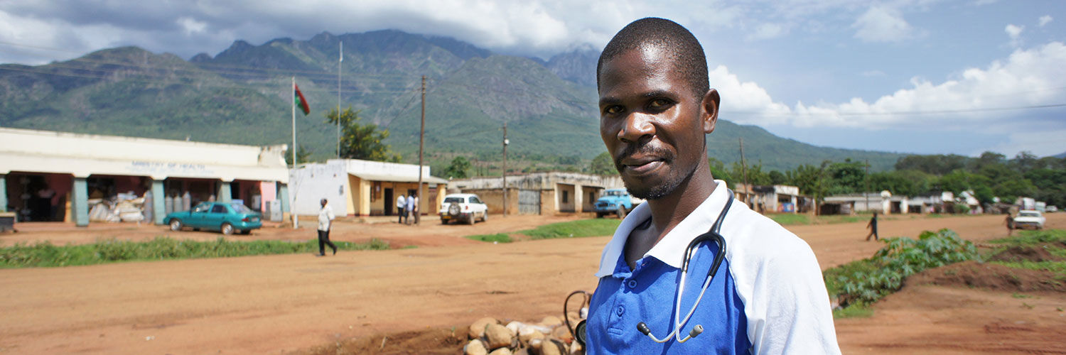 A clinician in a rural setting