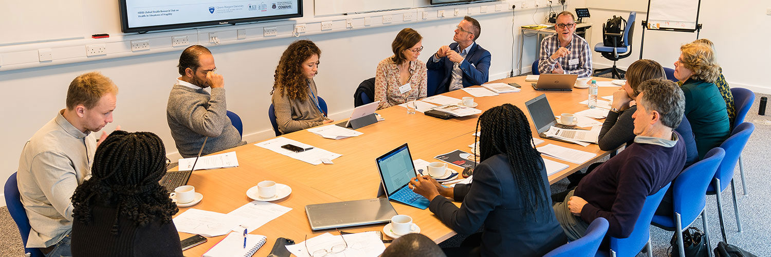 The new Institute of Global Development meeting at QMU, Edinburgh