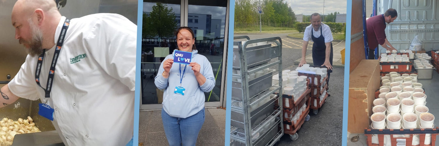 Members of the Baxter Storey / QMU community helping out in the Covid-19 crisis