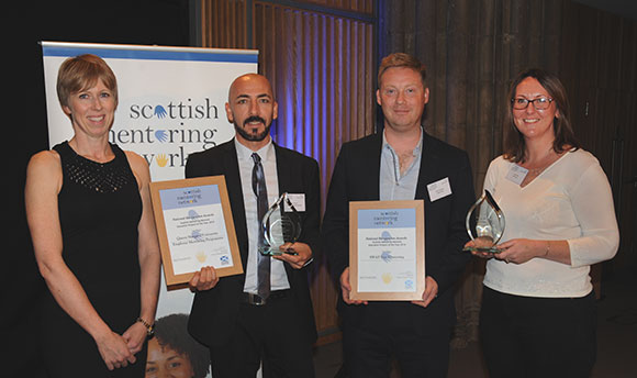 Recipients of the Scottish Mentoring Awards