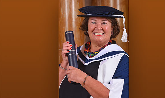 QMU Honorary Graduate Mairi O'Keefe