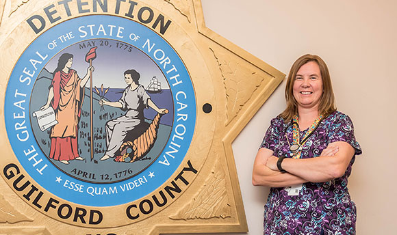 Sheila Burns at Guildford County Detention Center, North Carolina