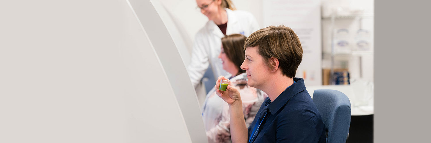 A participant on a food tasting panel