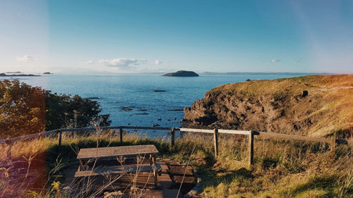 Costal path to castle