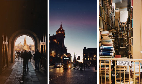 Photography of various locations and Architecture within Edinburgh