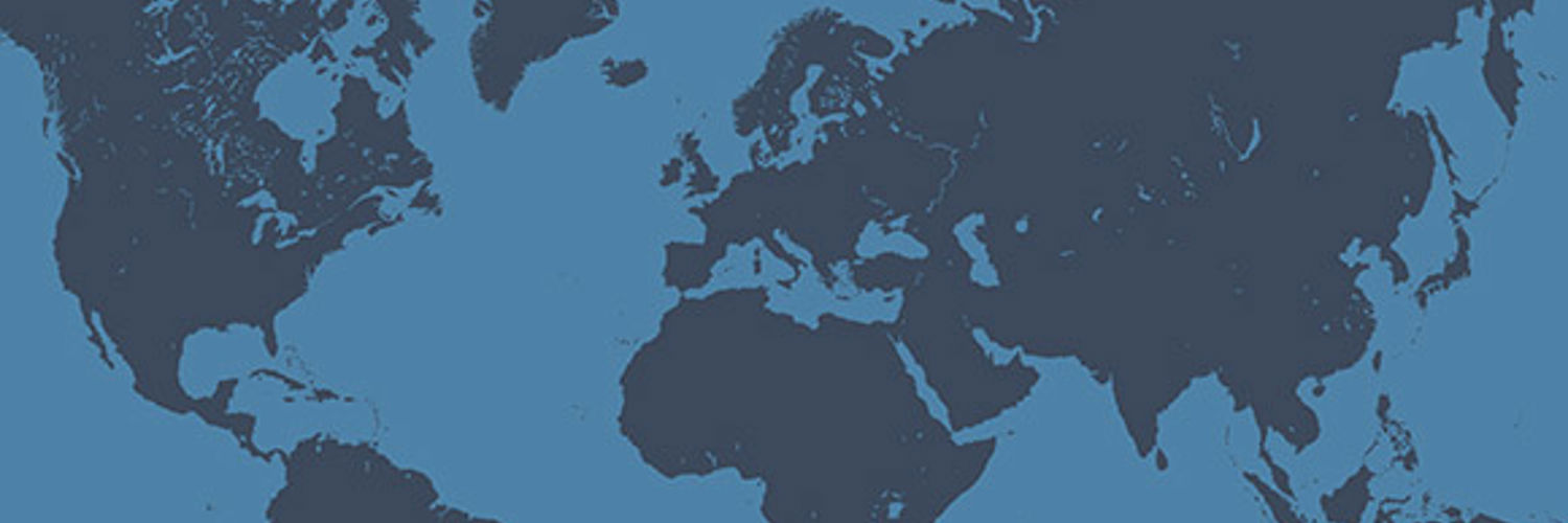 Grey map of the world