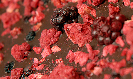Freeze dried raspberry chocolate