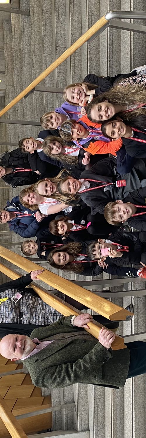 Whitecraig Primary School pupils visit Parliament