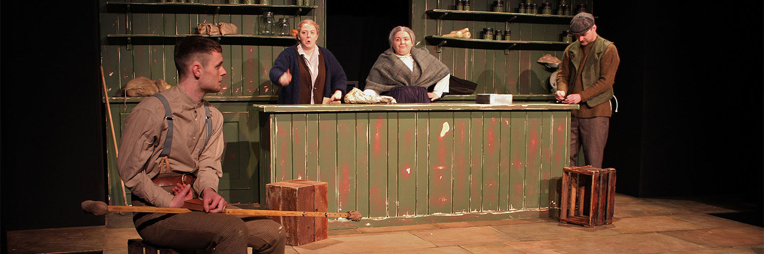 Queen Margaret University Acting for Stage and Screen students performing in a show