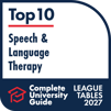 Complete University Guide 2027 badge - Speech and Language therapy