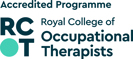 Royal College of Occupational Therapists - Accredited course logo