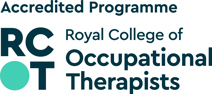Royal College of Occupational Therapists - Accredited course logo