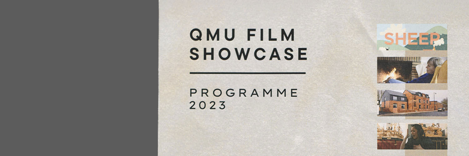 The programme for the 2023 QMU Film Showcase.