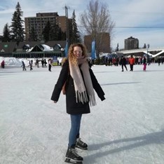 Image of Alexandra ice skating