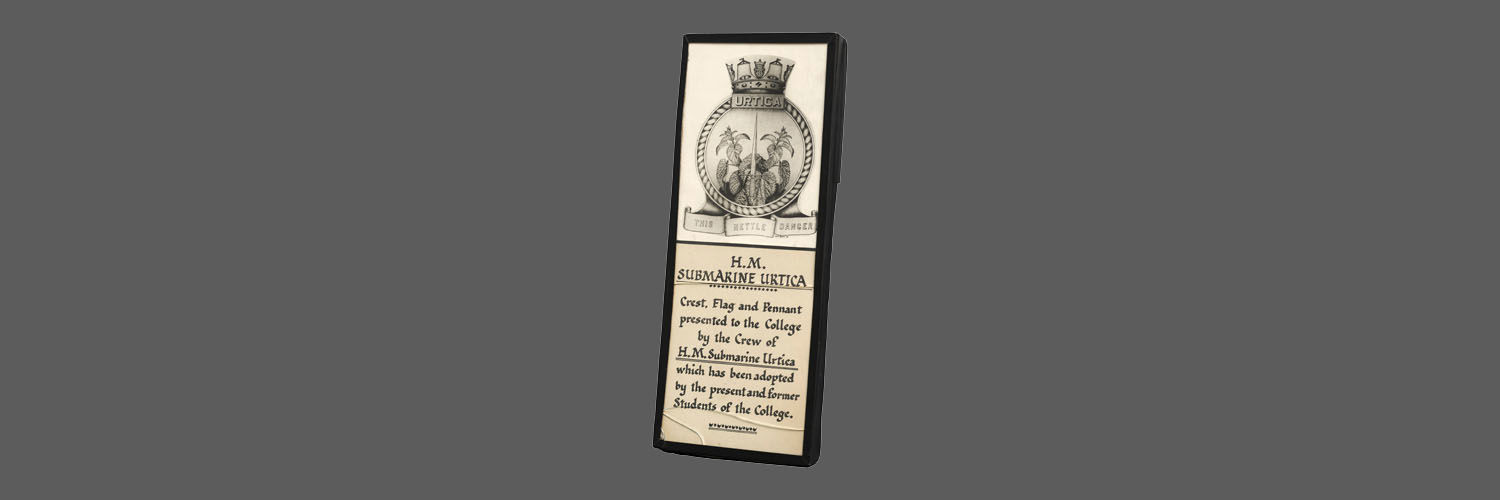 The crest of the HMS Urtica