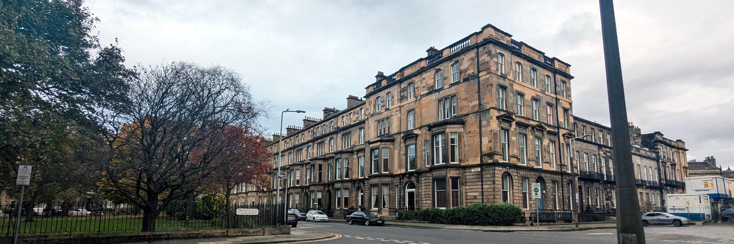 Former halls of residence at Drumsheugh Gardens