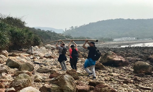 Image of friends going on a hike