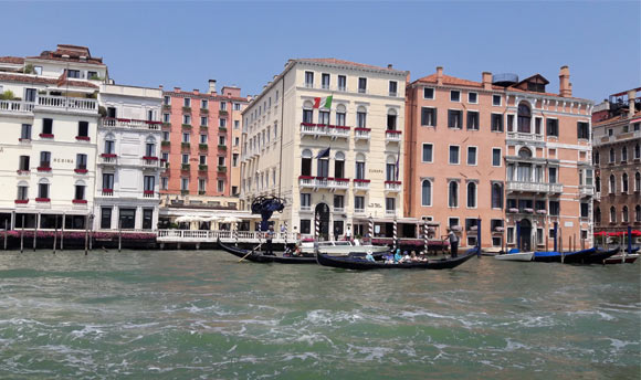 The waterfront in Venice, Italy