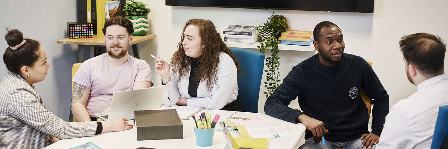 Group of people in office environment