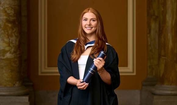 Kate Dennehy at graduation 