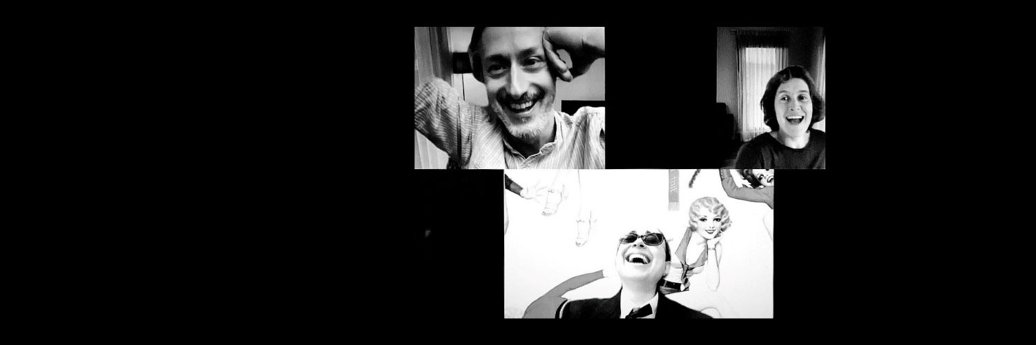 Digital performance with three webcam feeds