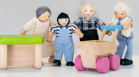 Family of toy figures