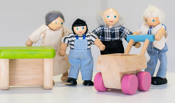 Family of toy figures