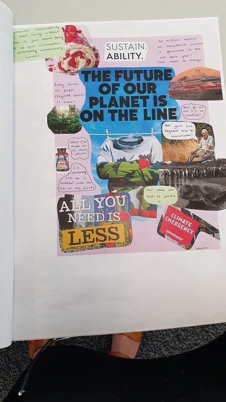 'The future of our planet is on the line' poster