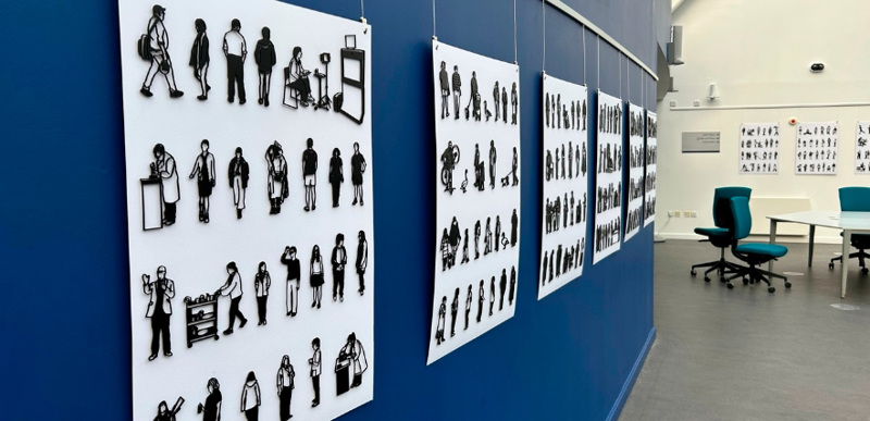 Anniversary artwork exhibition at QMU