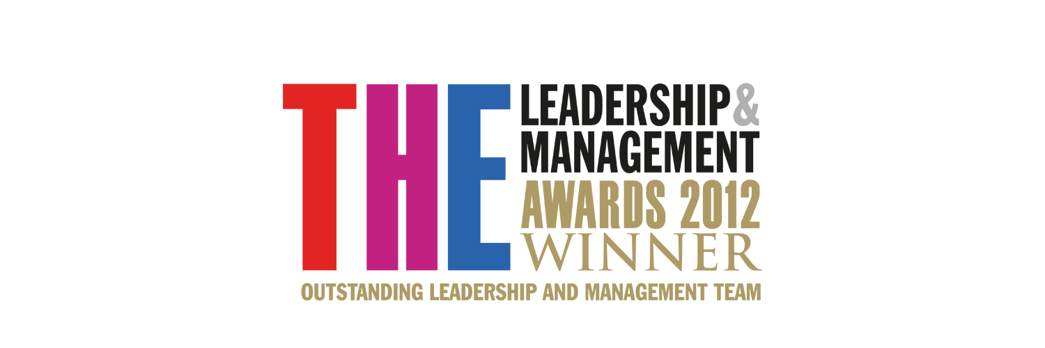 The Times Higher Education Leadership & Management 2012 Awards Winner Logo