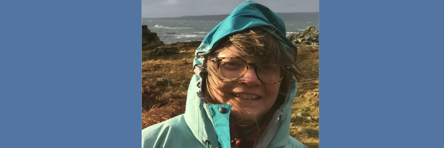 Nicole Manley on Skye looking at the camera