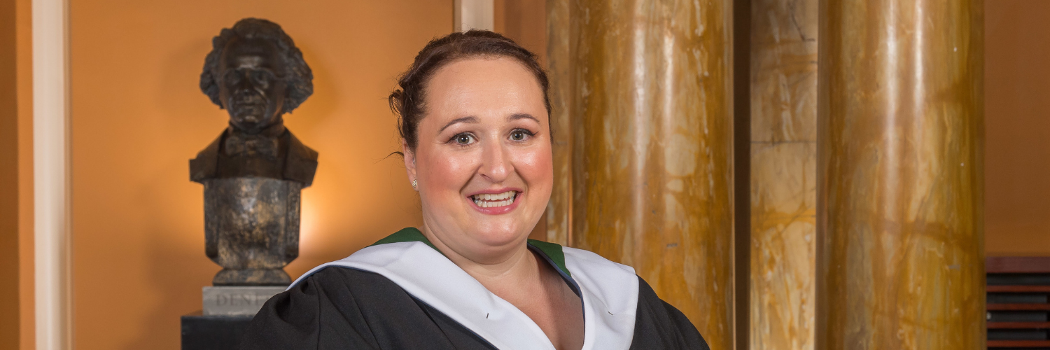 An image of Dean's Prize winning Business Management graduate Gemma Slight.
