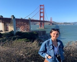 Image of Caoimhe at Golden Gate Bridge
