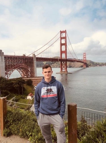 Image of Ignas at Golden Gate Bridge