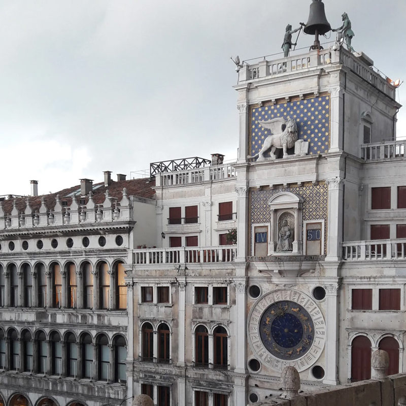 St. Mark's Clock Tower in Venice, Italy
