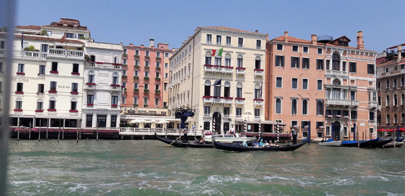 The waterfront in Venice, Italy